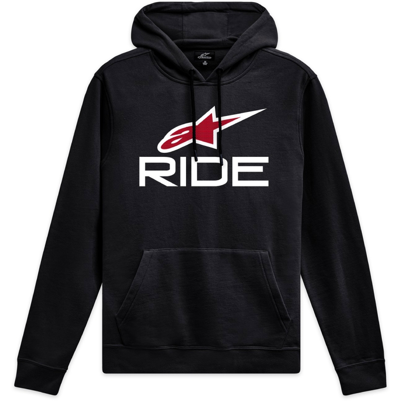 Mikina Alpinestars Ride 4.0 čierno-bielo-červená