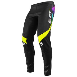 Detské motokrosové nohavice Shot Contact Nitro čierne