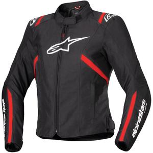 Dámska bunda na motorku Alpinestars Stella T-SPS 2 Waterproof čierno-bielo-fluo červená