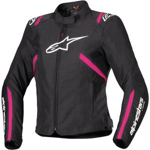 Dámska bunda na motorku Alpinestars Stella T-SPS 2 Waterproof čierno-bielo-ružová