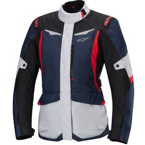 Dámska bunda na motorku Alpinestars Stella ST-1 Waterproof modro-čierno-červená