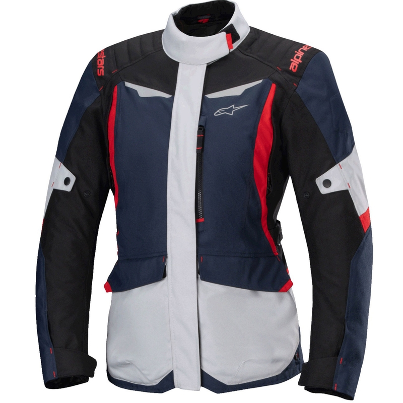 Dámska bunda na motorku Alpinestars Stella ST-1 Waterproof modro-čierno-červená