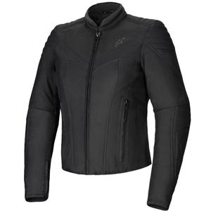 Dámska bunda na motorku Alpinestars Stella Isla Water Resistant čierno-čierna