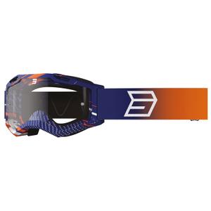 Detské motokrosové okuliare Shot Rocket Kid 2.0 drop oranžové s čírym plexi