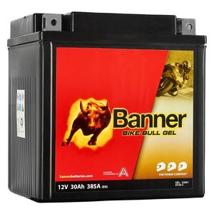 Gélová motobatéria Banner Bike Bull GEL 530 01/BGTX30-3 - GTX30-3 12V, 30Ah, 385A