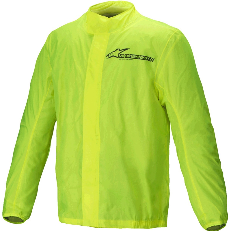 Nepremokavá bunda Alpinestars Hurricane Rain 2 fluo žltá