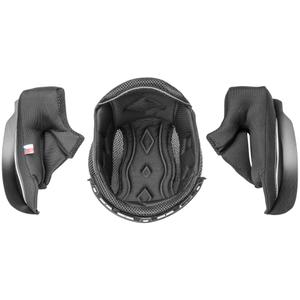 Lícnica a klobúk pre helmy Cassida Integral 3.0 čierne