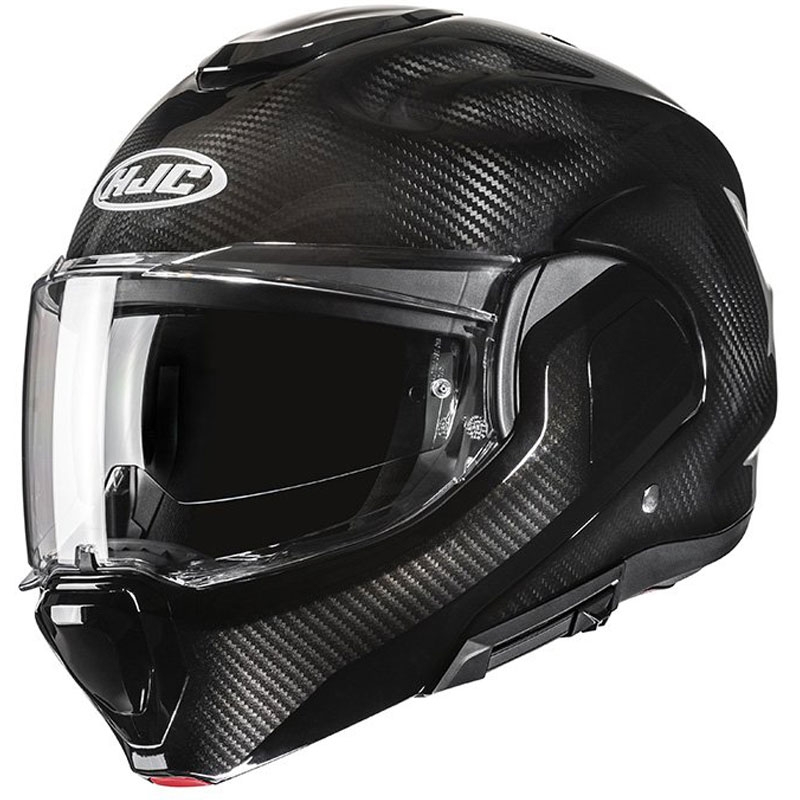 Preklápacia prilba na motorku HJC F100 Carbon čierna