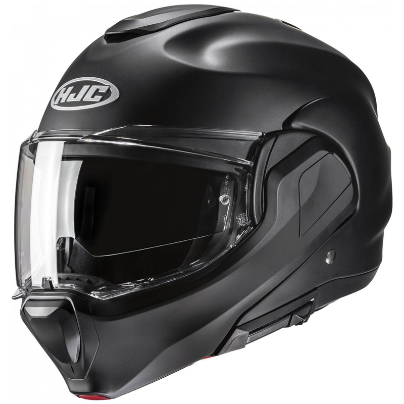 Preklápacia prilba na motorku HJC F100 Solid Semi Flat čierna
