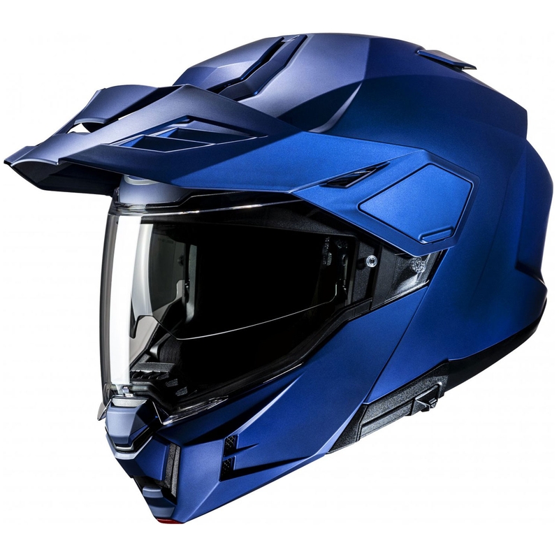 Výklopná prilba na motorku HJC i80 Solid Semi Flat metalická modrá