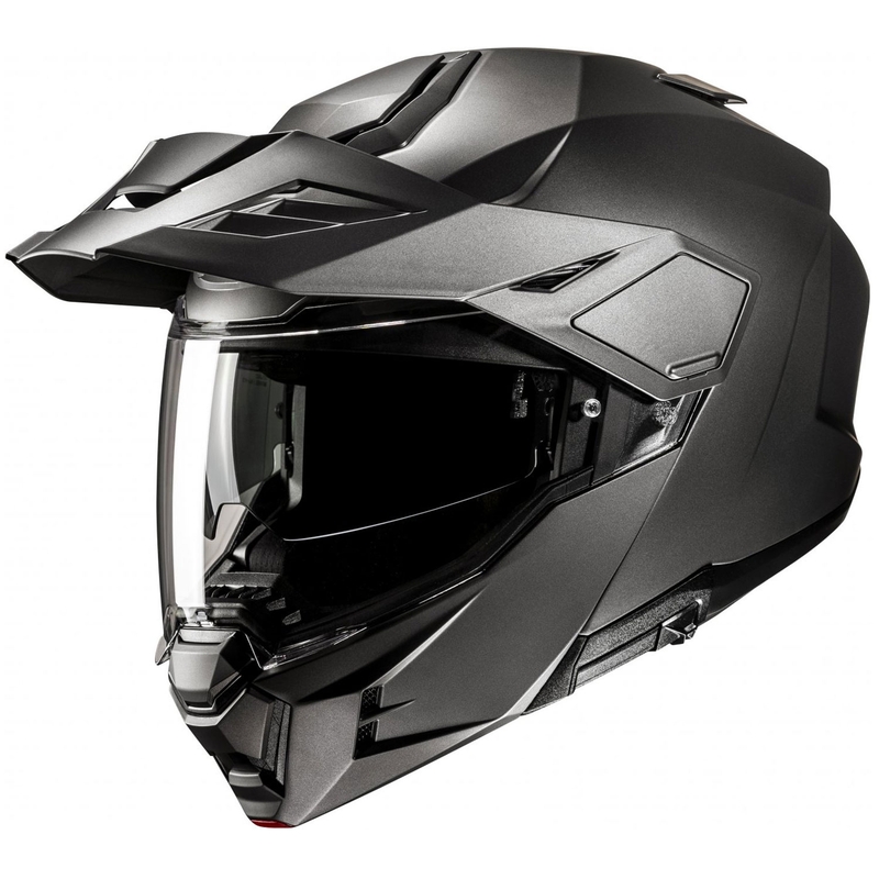 Výklopná prilba na motorku HJC i80 Solid Semi Flat titánová