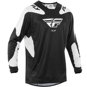 Motokrosový dres FLY Racing Kinetic Sym čierno-biely