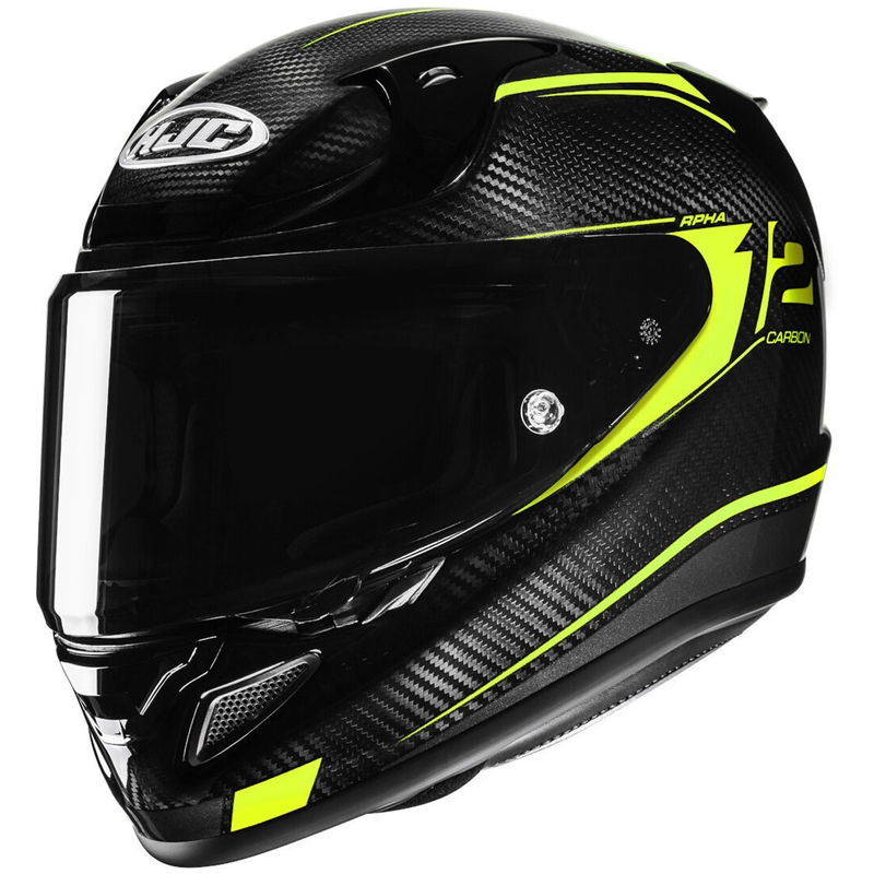 Integrálna prilba na motorku HJC RPHA 12 CARBON Keres MC3H fluo žlto-čierna