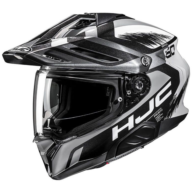 Enduro prilba na motorku HJC RPHA 60 Quid MC5 šedo-čierno-biela