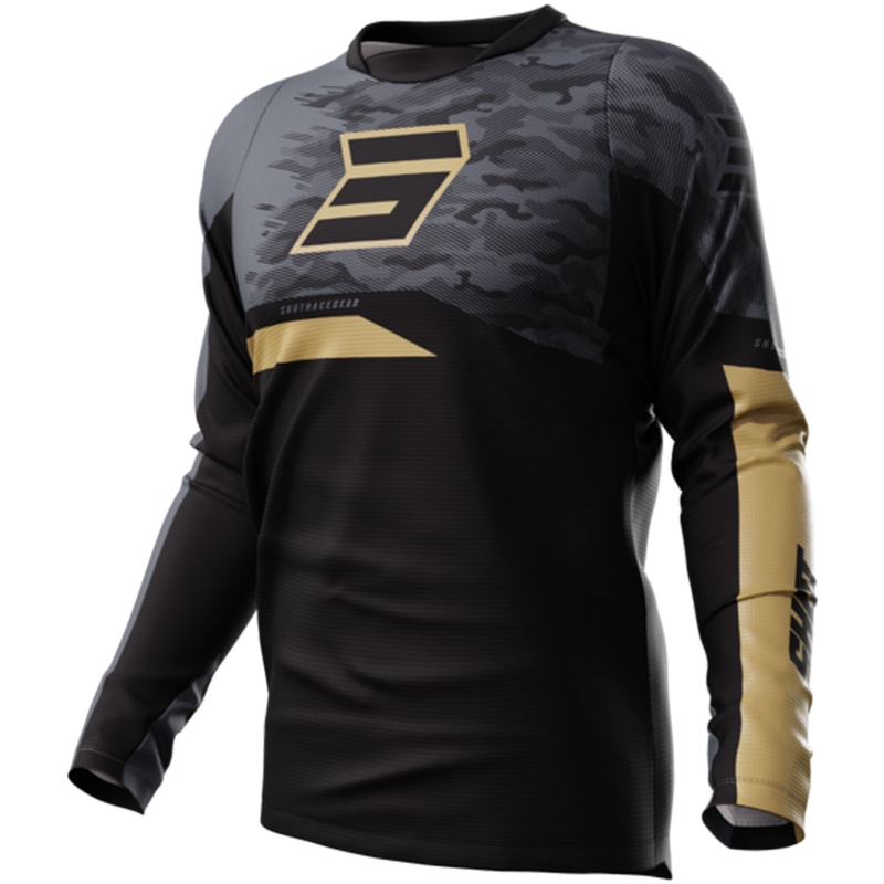 Motokrosový dres Shot Devo Matrix zlatý výpredaj