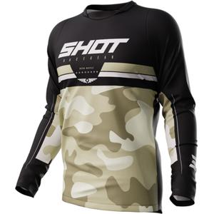Motokrosový dres Shot Devo Battle pieskový výpredaj