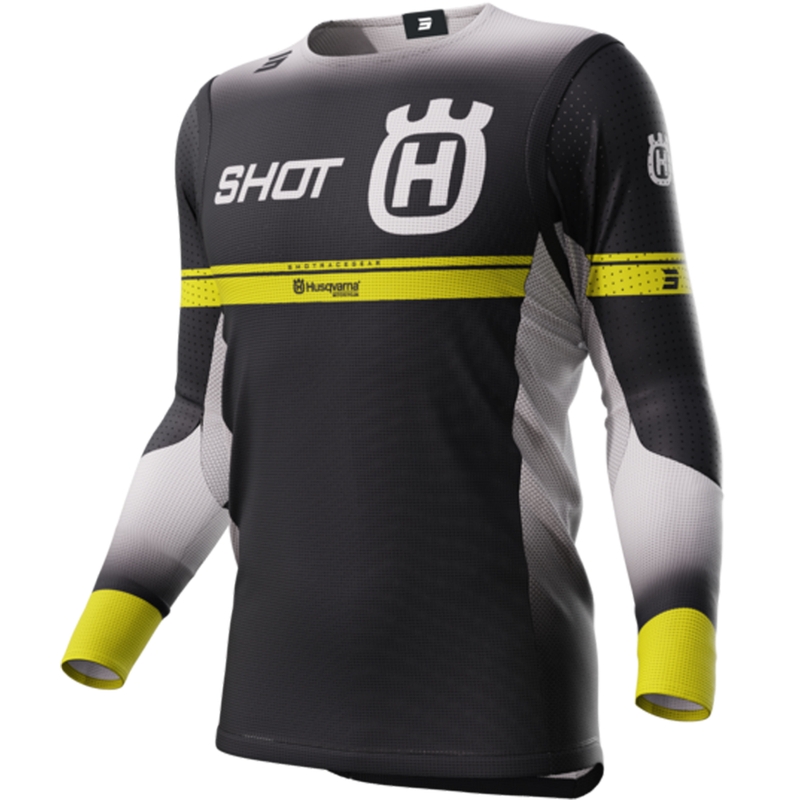 Motokrosový dres Shot Aerolite Husqvarna LE čierny výpredaj