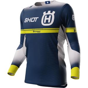 Motokrosový dres Shot Aerolite Husqvarna LE modrý výpredaj