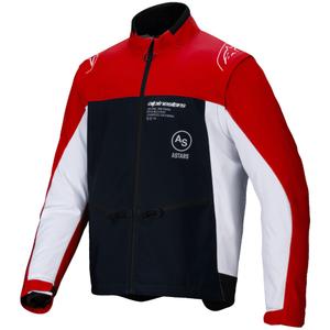 Softshellová bunda Alpinestars Lite Dura Softshell čierno-červeno-biela
