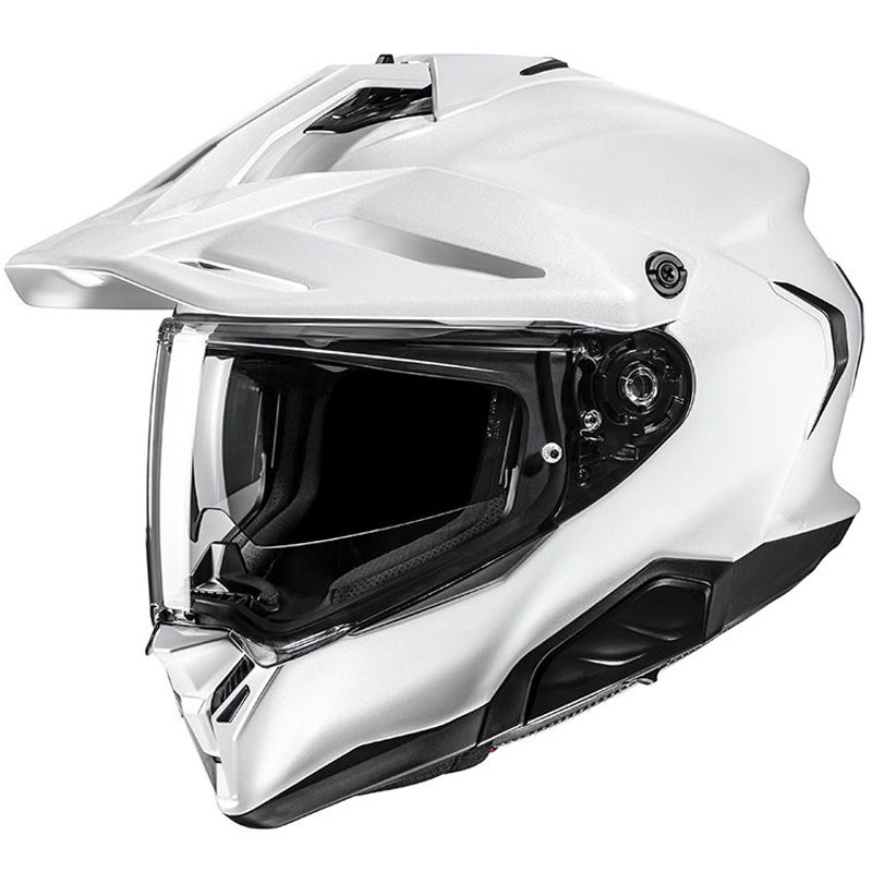 Enduro helma na motorku HJC RPHA 60 Solid perleťovo biela