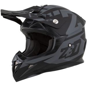 Motokrosová prilba na motorku ZED X1.9 Targa matná šedo-čierna
