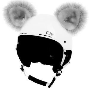 Uši na helmu Crazy Ears Mačka šedé