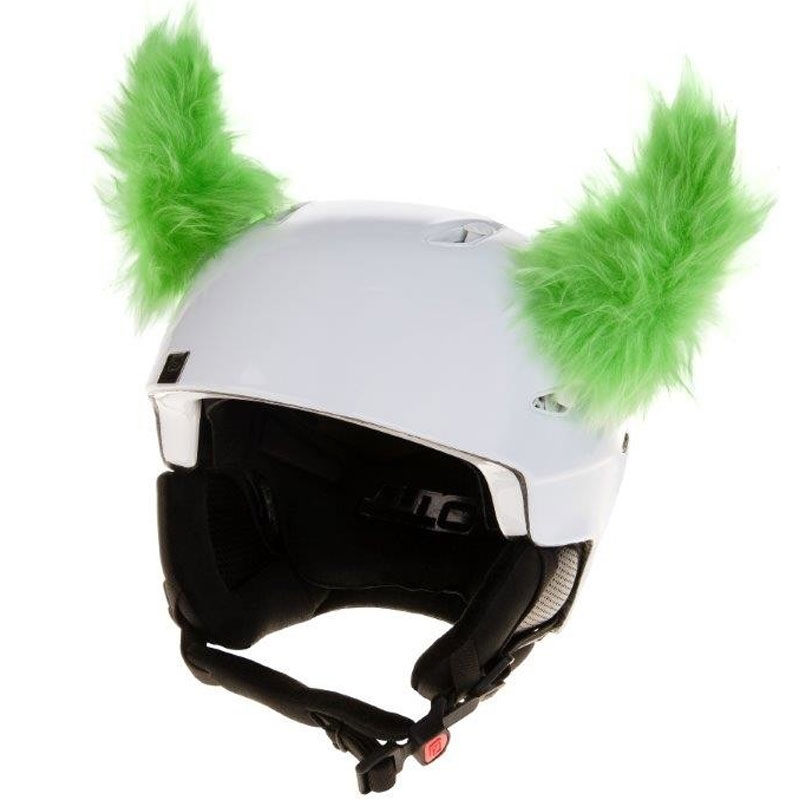 Uši na helmu Crazy Ears Rohy zelené