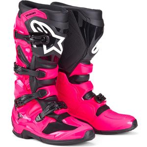 Motokrosové topánky Alpinestars TECH 7 ružovo-čierne