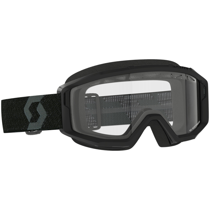 Motokrosové okuliare SCOTT Primal Enduro čierne s čírym plexi