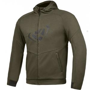Mikina na motorku IXON Touchdown khaki-čierna