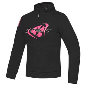 Dámska mikina na motorku IXON Touchdown čierno-ružová