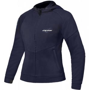 Dámska mikina na motorku IXON Touchdown modro-strieborná