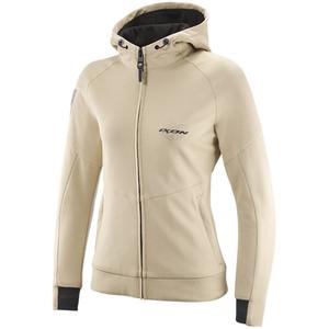 Dámska mikina na motorku IXON Touchdown béžovošedá