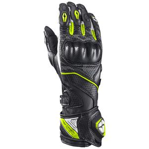 Rukavice na motorku IXON Tornado Air čierno-bielo-fluo žlté