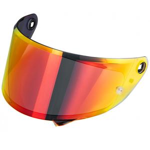 Plexi HJ-45A/B pre helmy F100 zrkadlovo červené