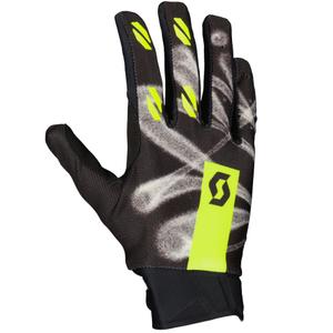 Motokrosové rukavice SCOTT EVO DIRT čierno-fluo žlté