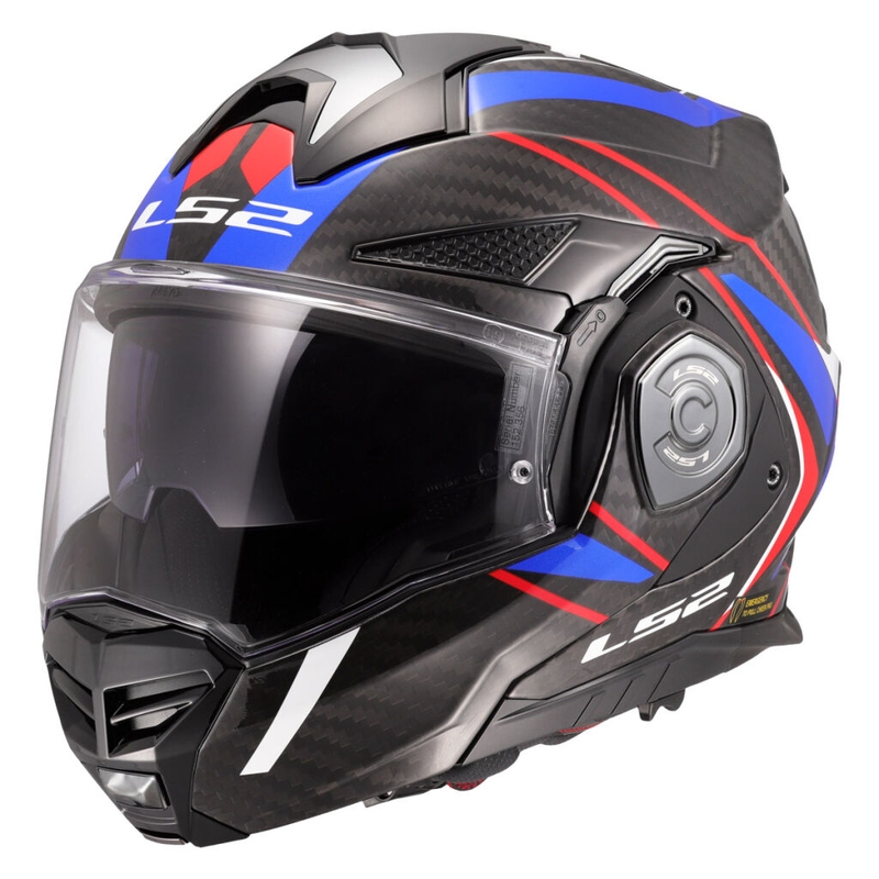 Helma na motorku LS2 FF901 Advant XC Future II bielo-modrá
