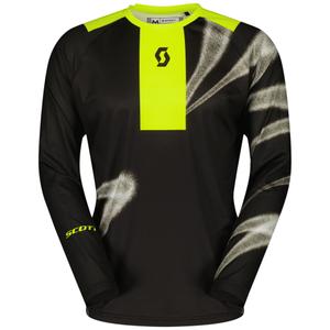 Motokrosový dres SCOTT EVO Dirt čierno-fluo žltý výpredaj