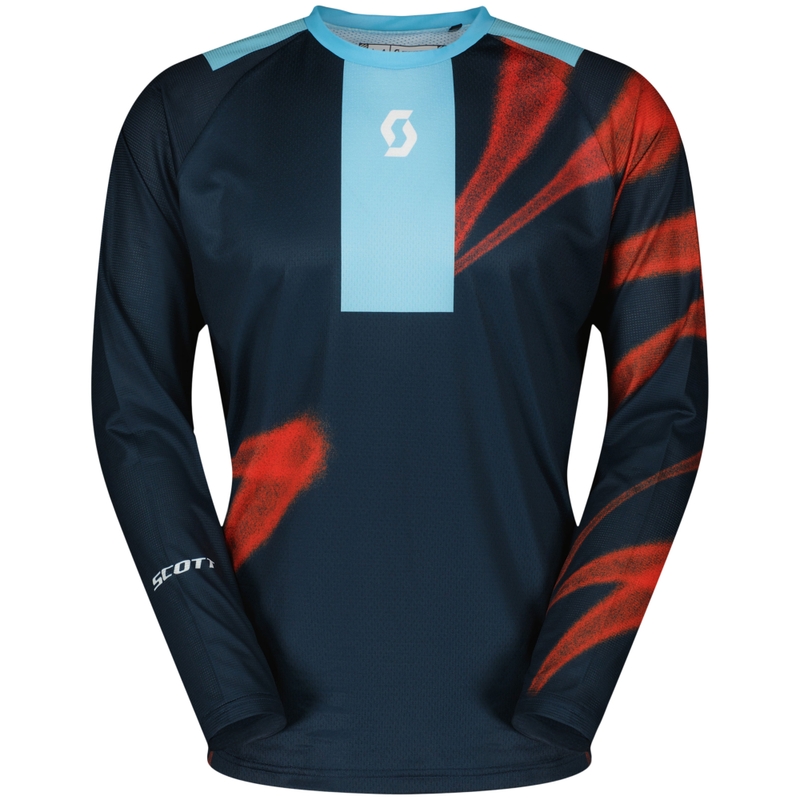 Motokrosový dres SCOTT EVO Dirt modro-červený výpredaj