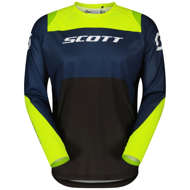 Motokrosový dres SCOTT EVO Race fialovo-fluo žltý výpredaj
