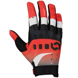 Motokrosové rukavice SCOTT Podium PRO červeno-čierne