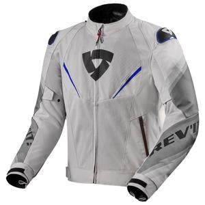 Bunda na motorku Revit Quantum 3 Air strieborno-modrá