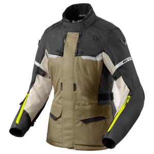 Dámska bunda na motorku Revit Outback 4 H2O zeleno-antracitová