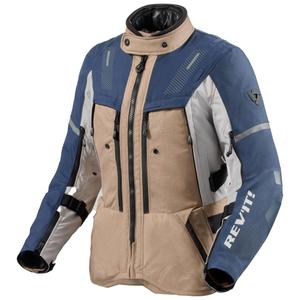 Dámska bunda na motorku Revit Sand 5 H2O pieskovo-modrá