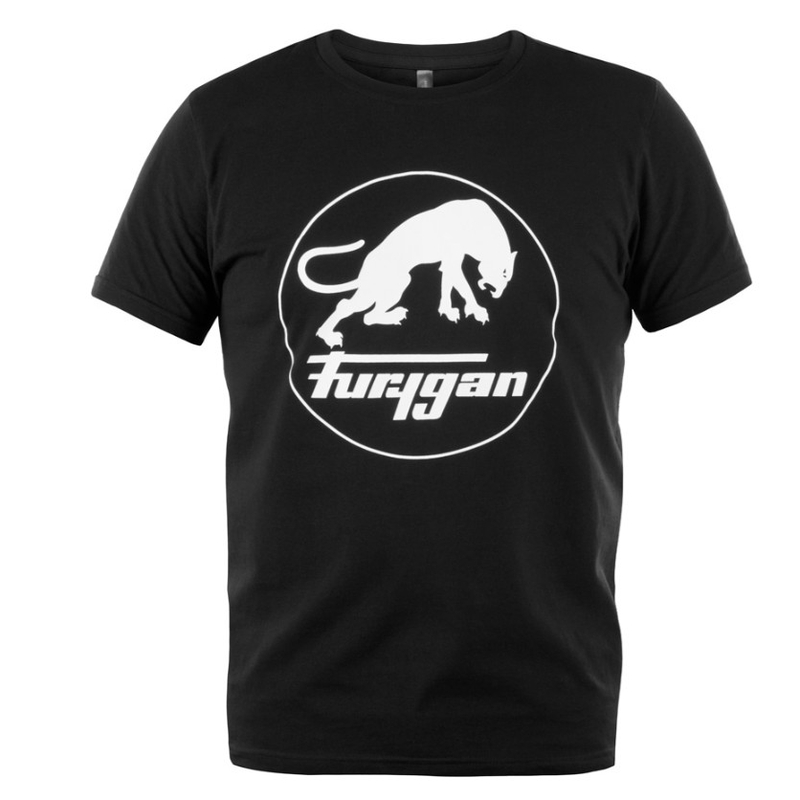 Tričko Furygan Corpo TS Logo čierno-biele