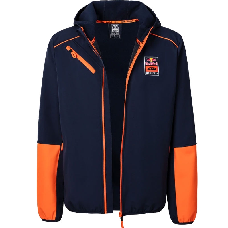 Softshellová bunda KTM Red Bull Racing Grid modro-oranžová