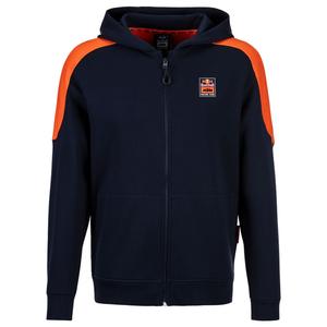 Mikina KTM Red Bull Racing Grid Zip tmavo modrá