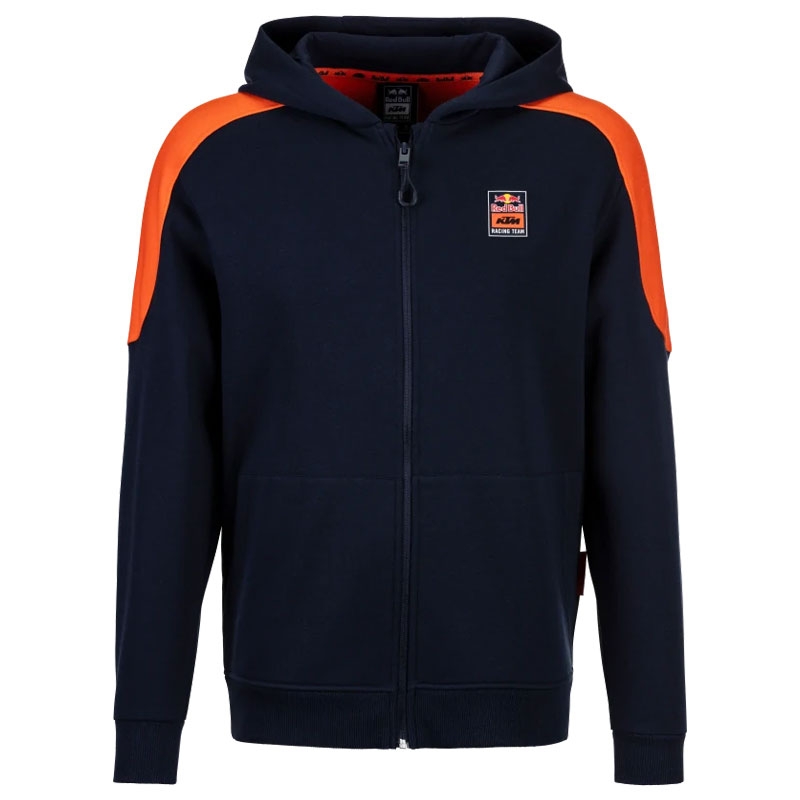 Mikina KTM Red Bull Racing Grid Zip tmavo modrá
