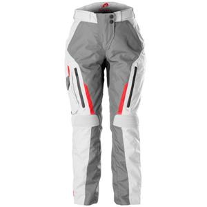 Dámske nohavice na motorku Furygan Killington Lady sivo-béžovo-červené