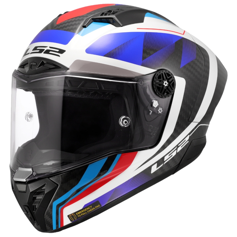 Integrálna prilba na motorku LS2 FF805 Thunder C GP Aero Raute modro-červená
